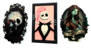 Brooch Trio Set - Nightmare Before Christmas