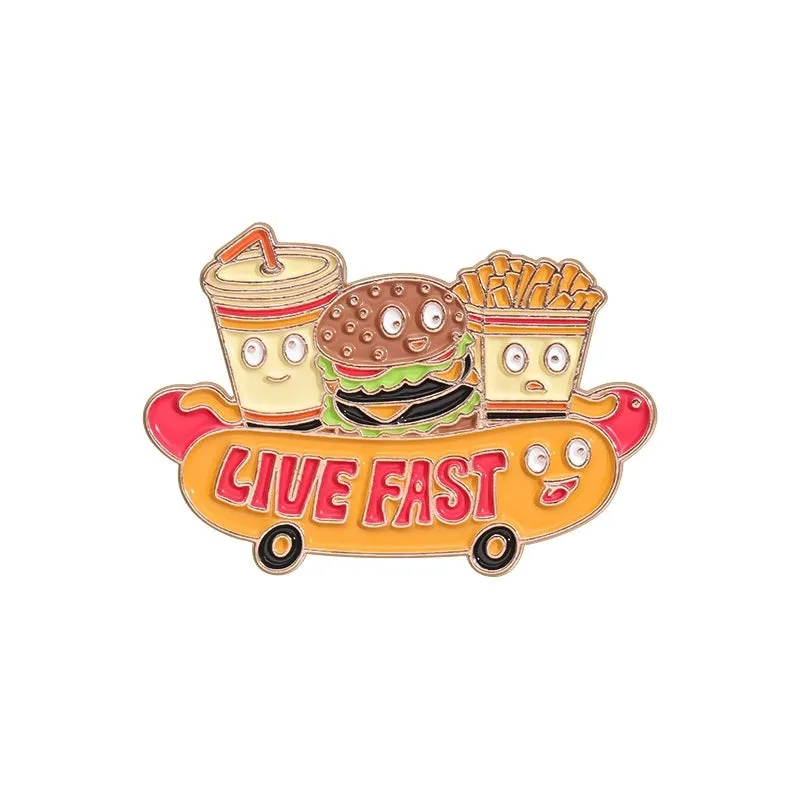 Cartoon Style Cute Cowboy Style Animal Letter Bicycle Alloy Stamping Stoving Varnish Plating Unisex Badge Brooches Collar Pin