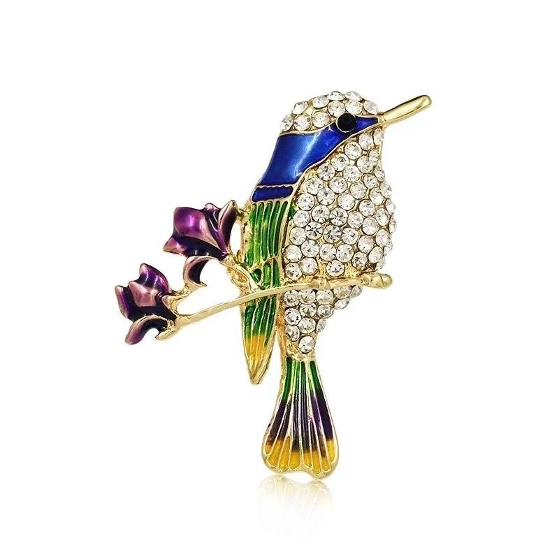 Cartoon Style Pin Animal Alloy Inlay Rhinestones Women'S Brooches