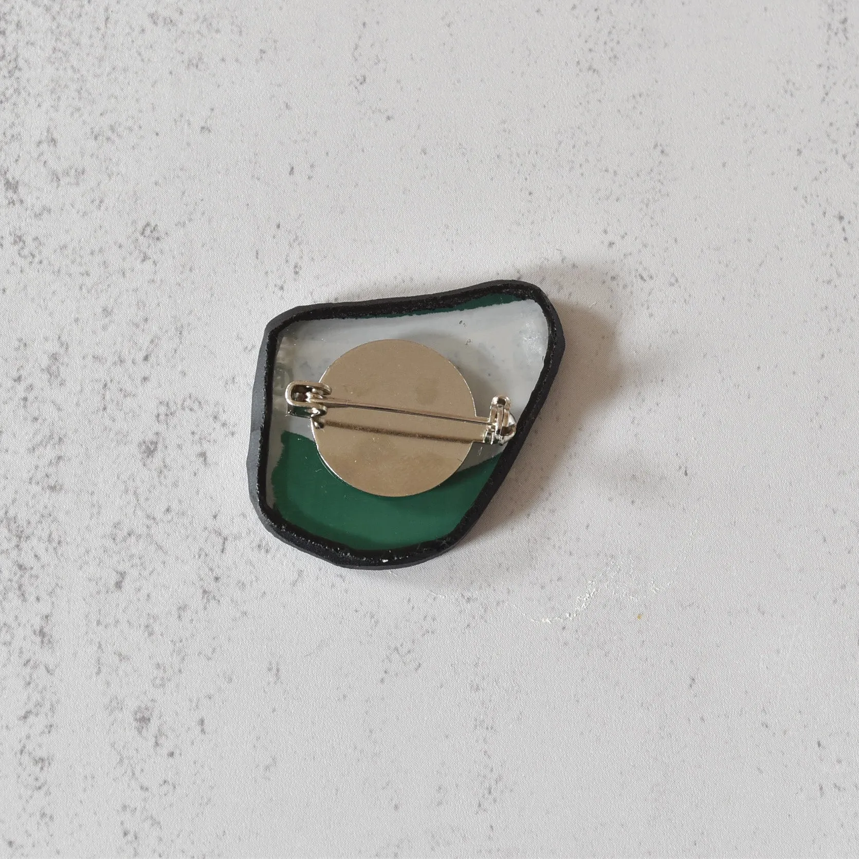 CLEARANCE Broken Galaxy Spaceman Brooch - Green