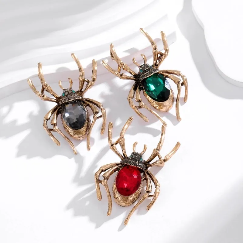 Cute Luxurious Animal Plant Arrow Alloy Inlay Rhinestones Women's Brooches