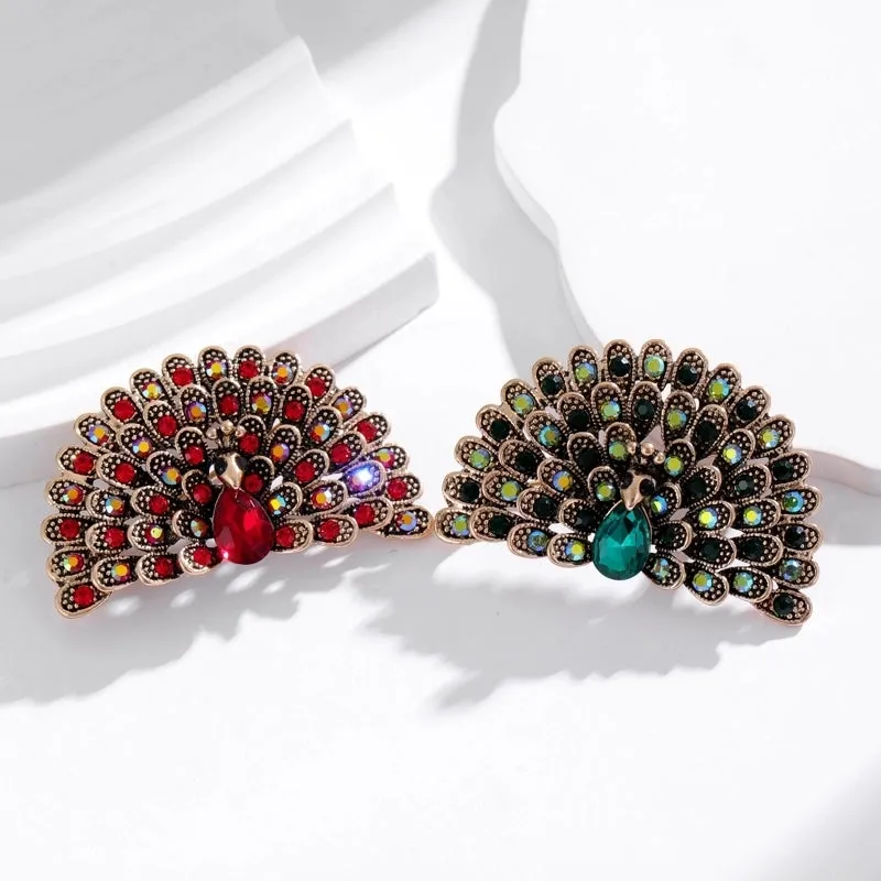 Cute Luxurious Animal Plant Arrow Alloy Inlay Rhinestones Women's Brooches