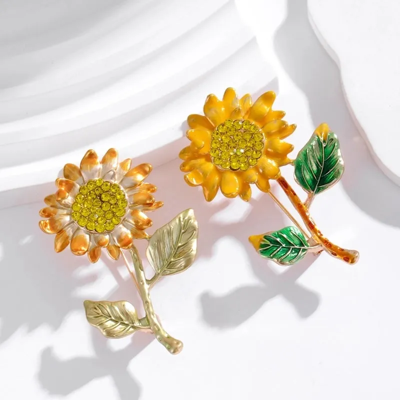 Cute Luxurious Animal Plant Arrow Alloy Inlay Rhinestones Women's Brooches