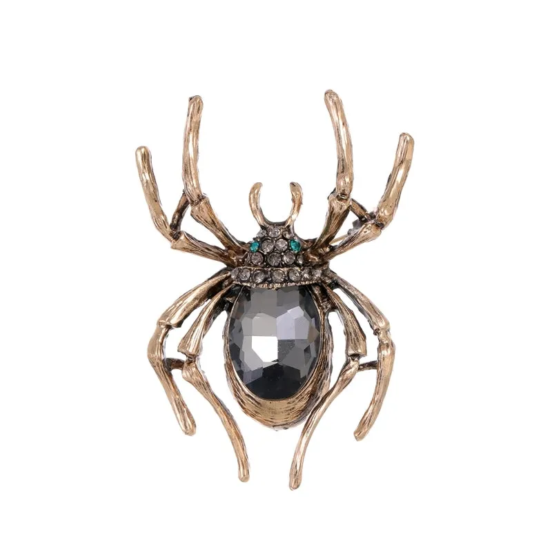 Cute Luxurious Animal Plant Arrow Alloy Inlay Rhinestones Women's Brooches