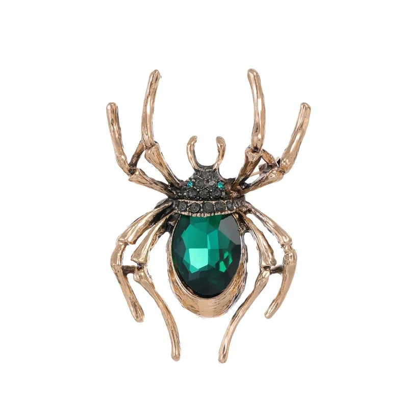 Cute Luxurious Animal Plant Arrow Alloy Inlay Rhinestones Women's Brooches