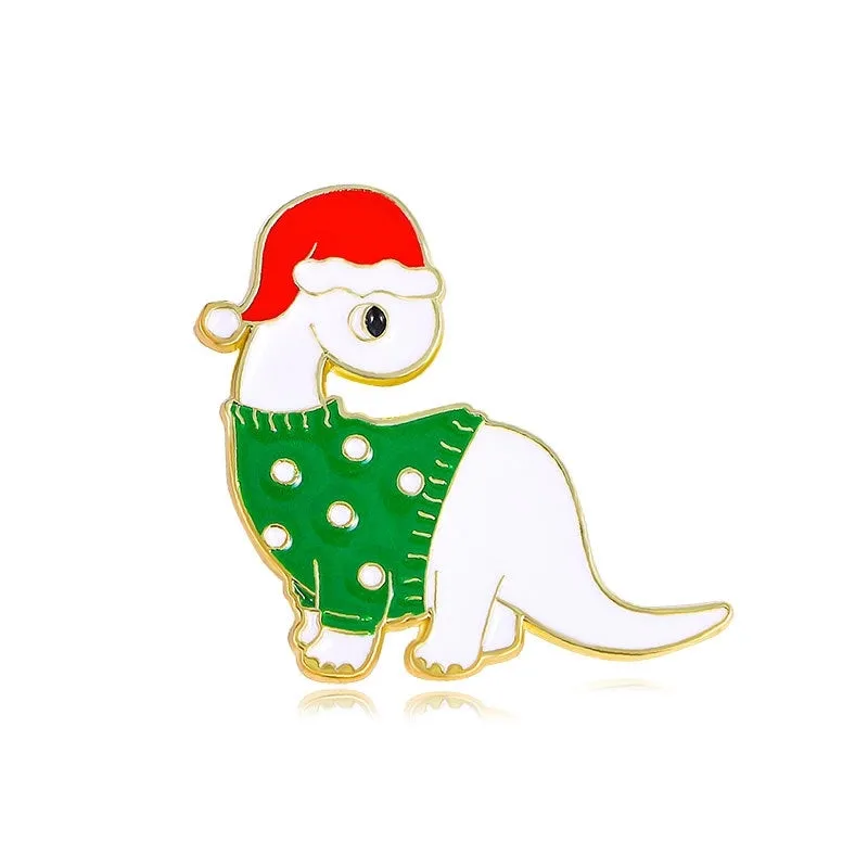 Cute Pin Animal Dinosaur Alloy Enamel Unisex Brooches