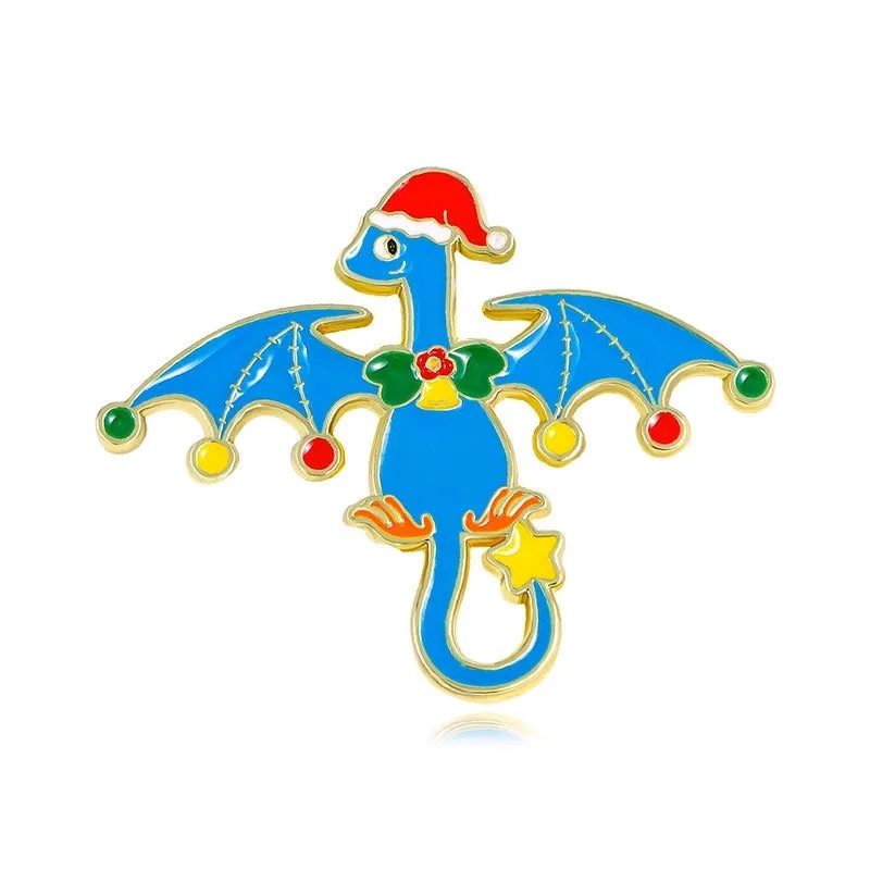 Cute Pin Animal Dinosaur Alloy Enamel Unisex Brooches