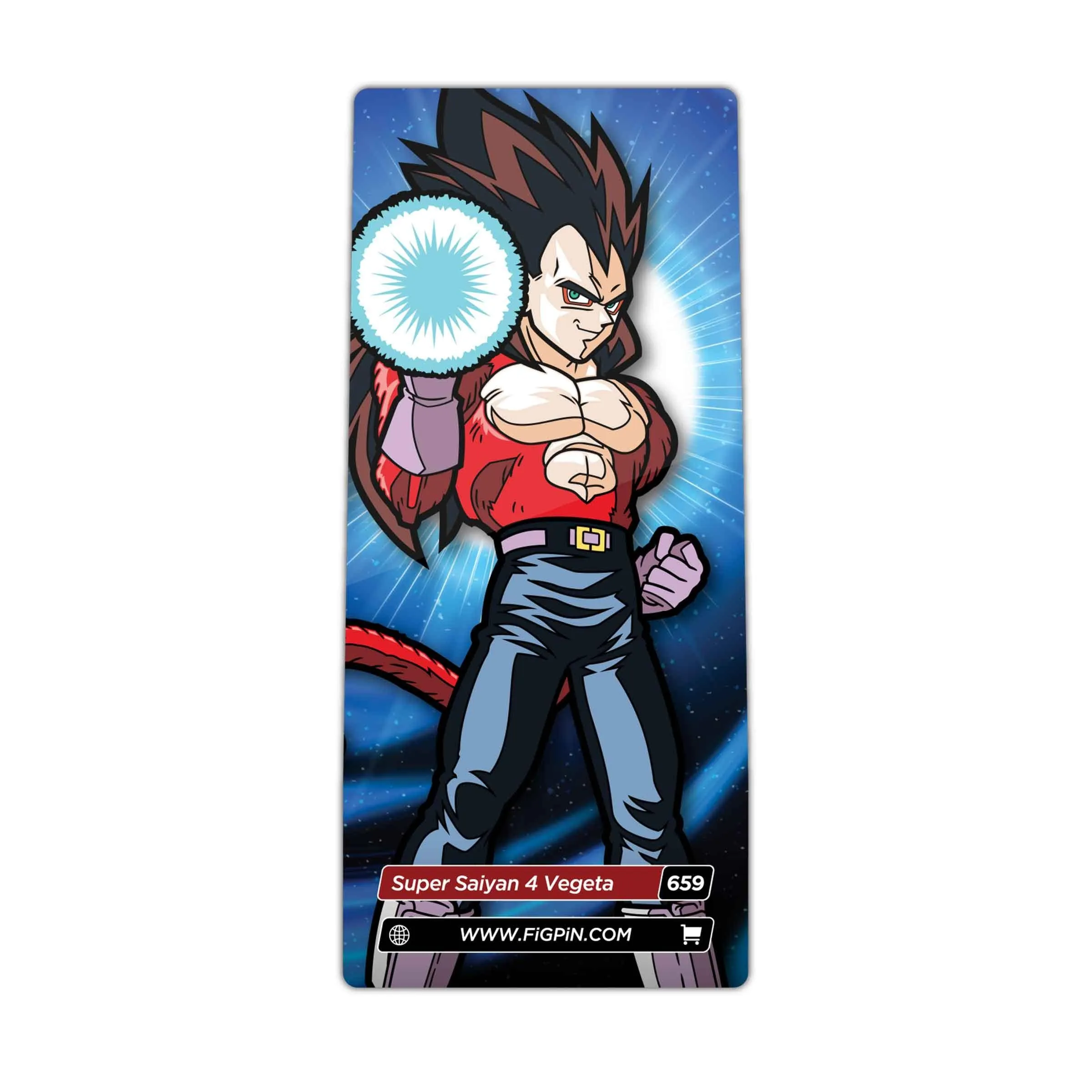 Dragon Ball GT Super Saiyan 4 Vegeta FiGPiN #659 Anime Enamel Pin