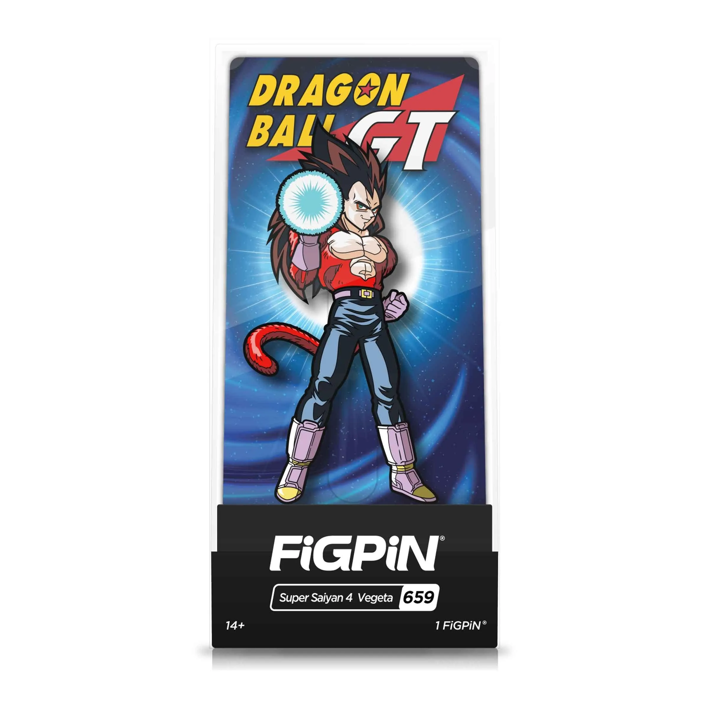 Dragon Ball GT Super Saiyan 4 Vegeta FiGPiN #659 Anime Enamel Pin