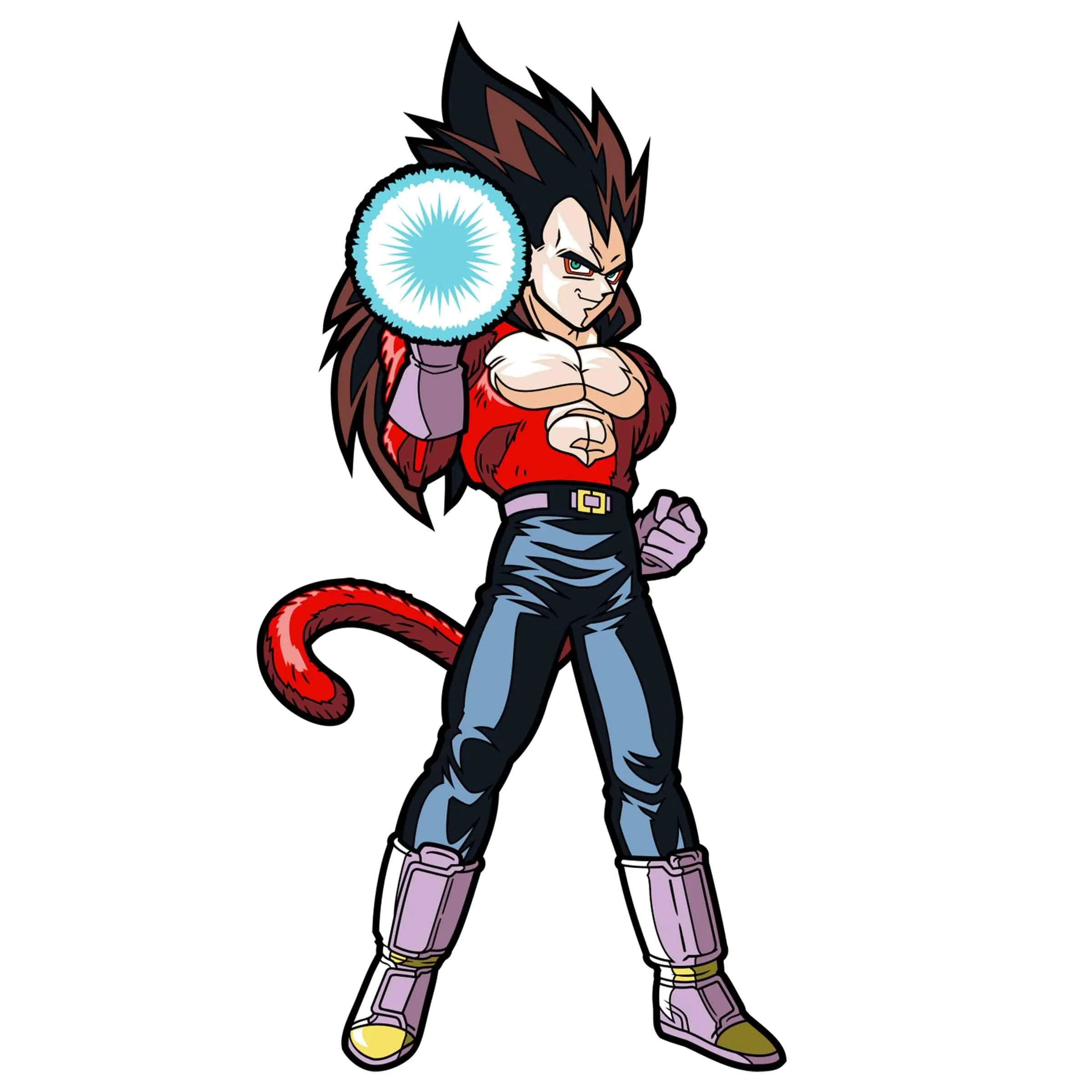 Dragon Ball GT Super Saiyan 4 Vegeta FiGPiN #659 Anime Enamel Pin