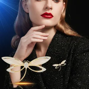 Dragonfly Brooch Pins For Women Dragonfly Brooches Gold Plated Dragonfly Jewelry Gifts