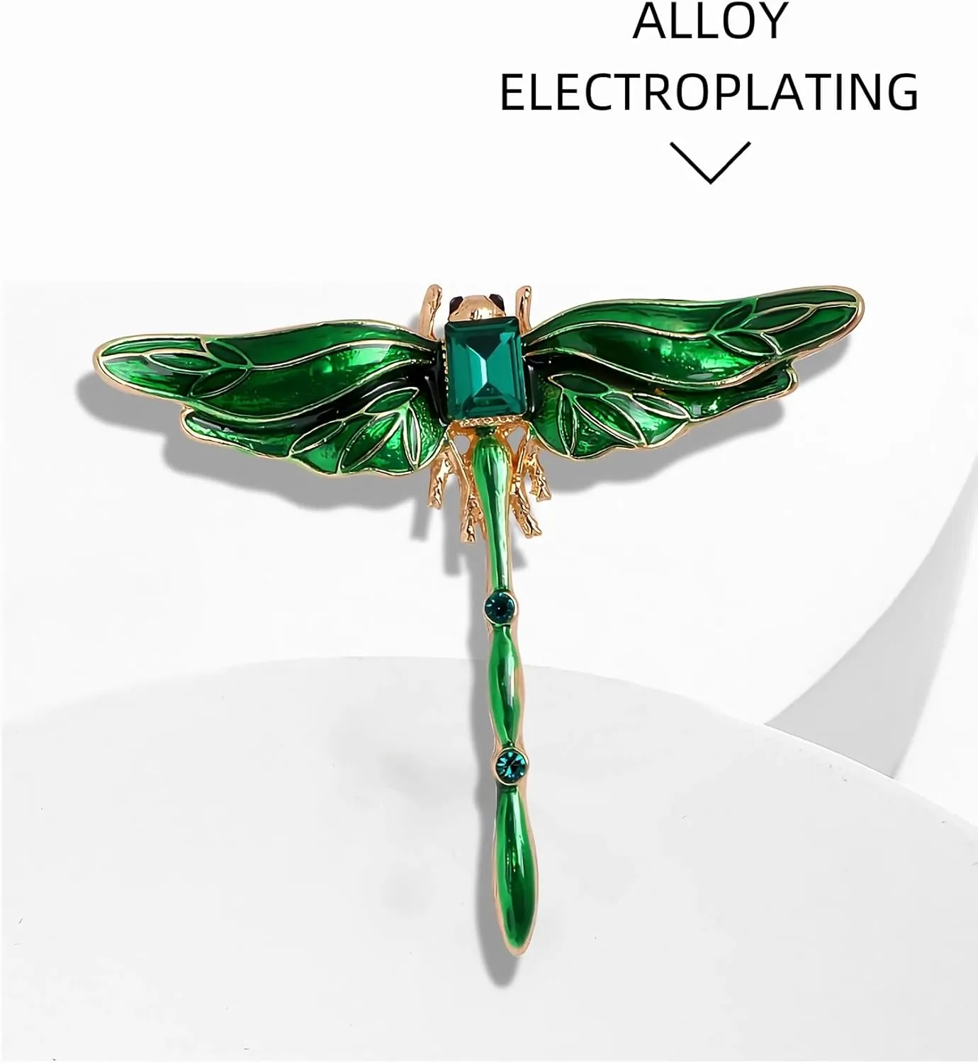 Dragonfly Brooches for Women Girls Animal Brooch Pins Lapel Scarf Pin Decoration Jewelry Gift for Mother