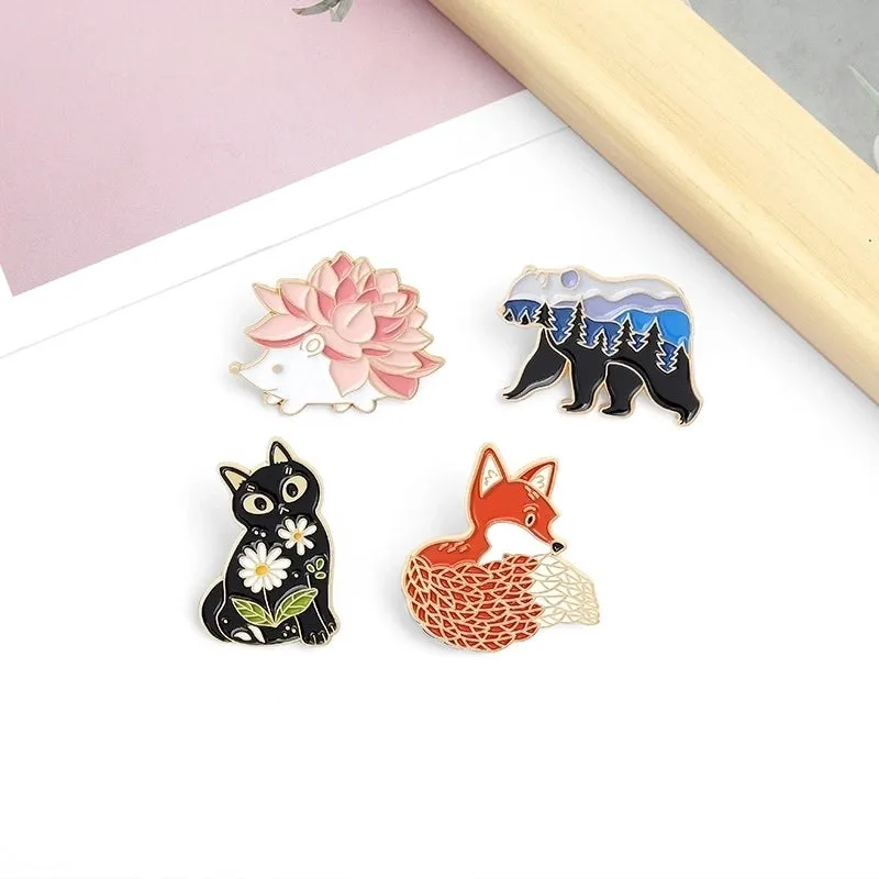 Fashion Pin Animal Alloy Stoving Varnish Unisex Brooches