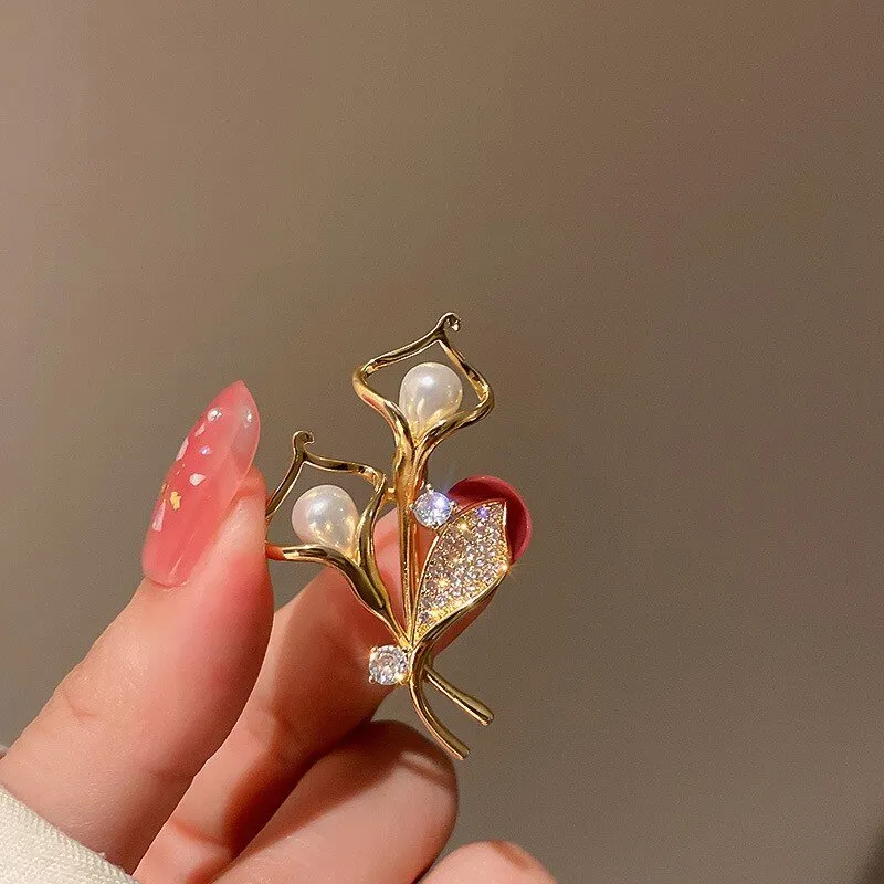 Floral Brooches