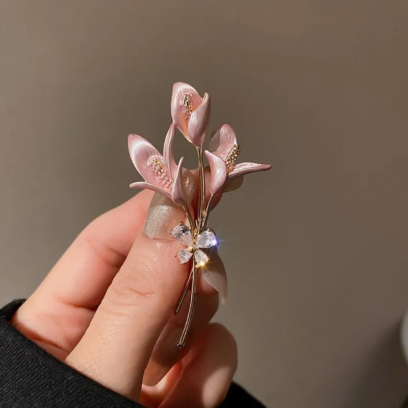 Floral Brooches