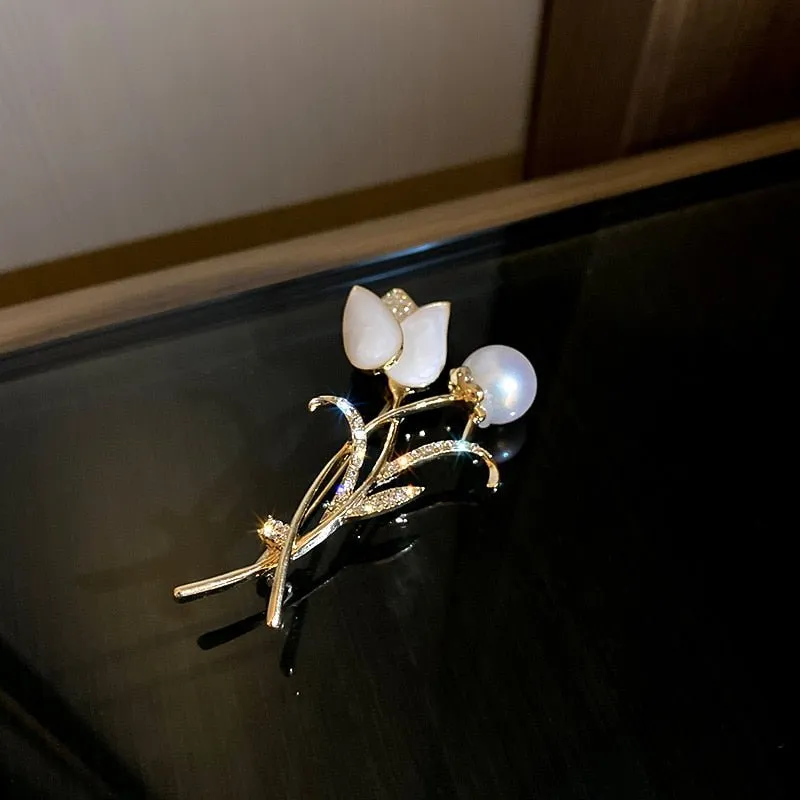 Floral Brooches