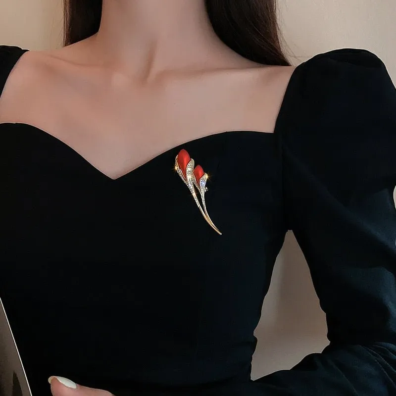 Floral Brooches