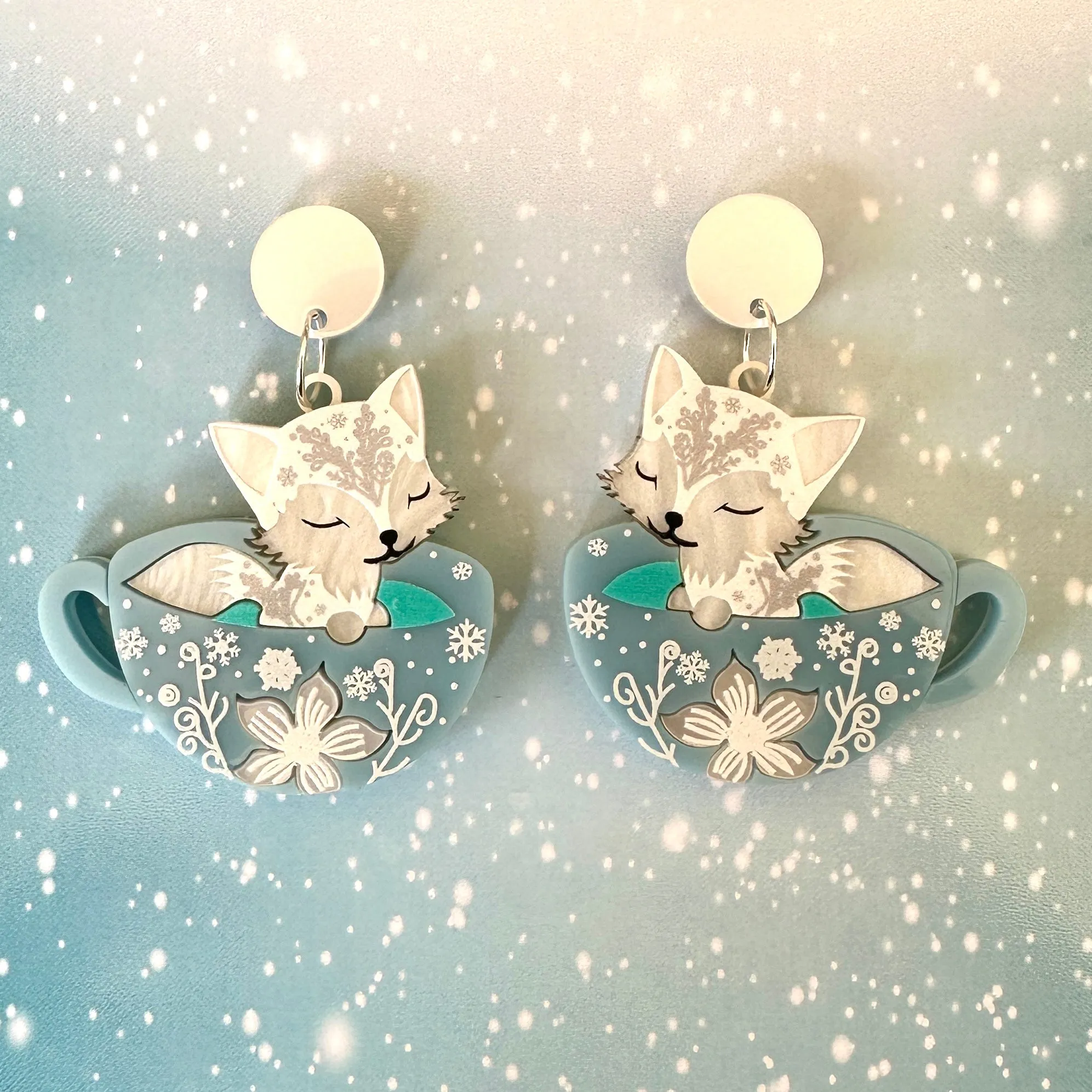 Frost whisker - earrings