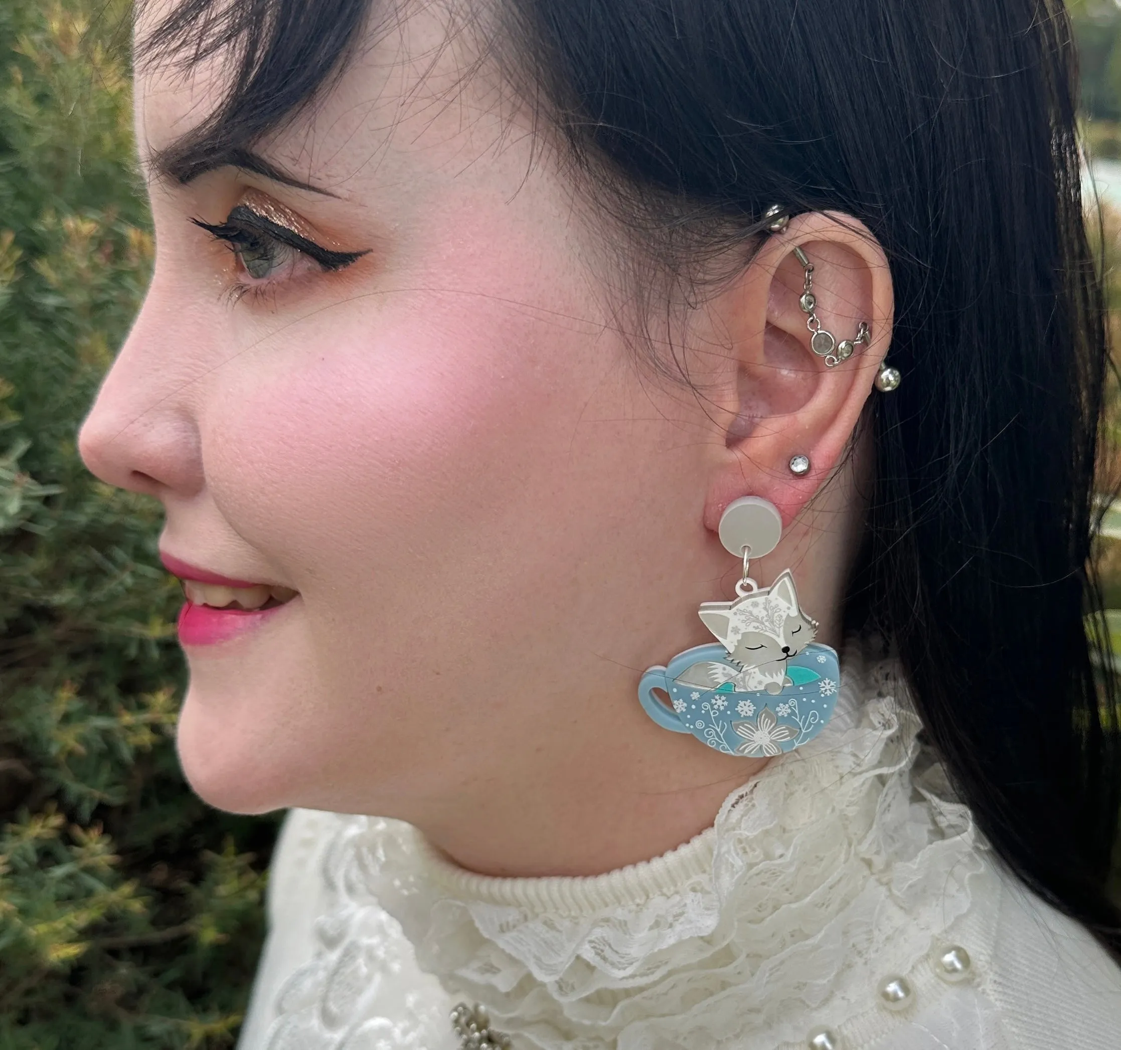 Frost whisker - earrings