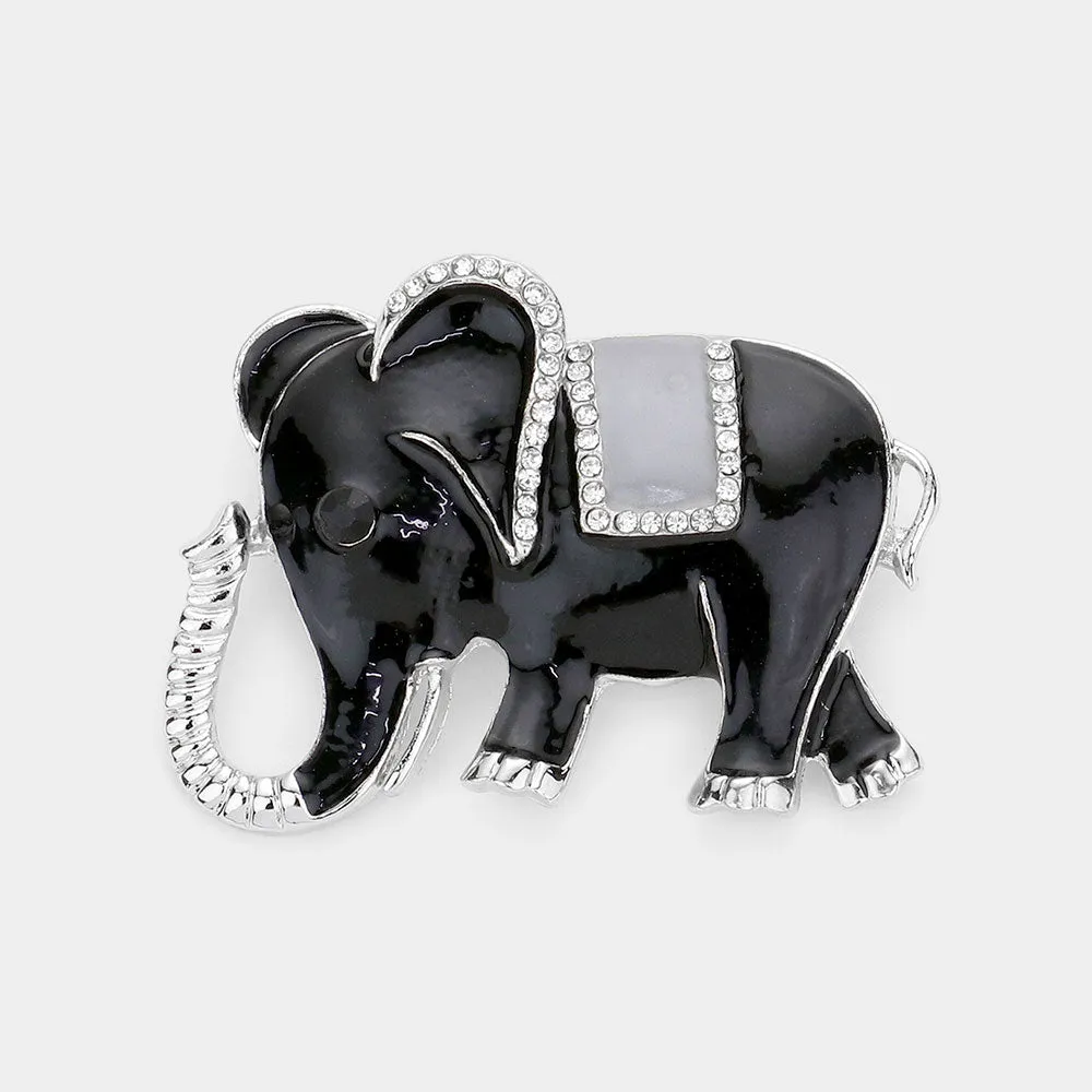 iLLASPARKZ Enamel Elephant Pin Brooch
