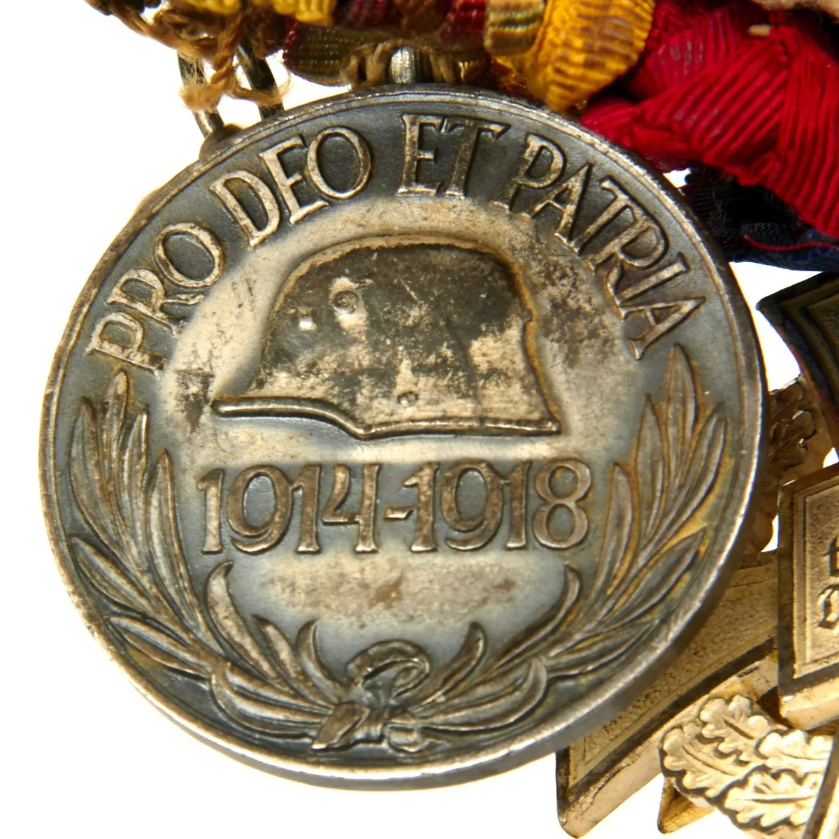 Original German WWI WWII High Ranking Officer Medal Bar - 13 Medals
