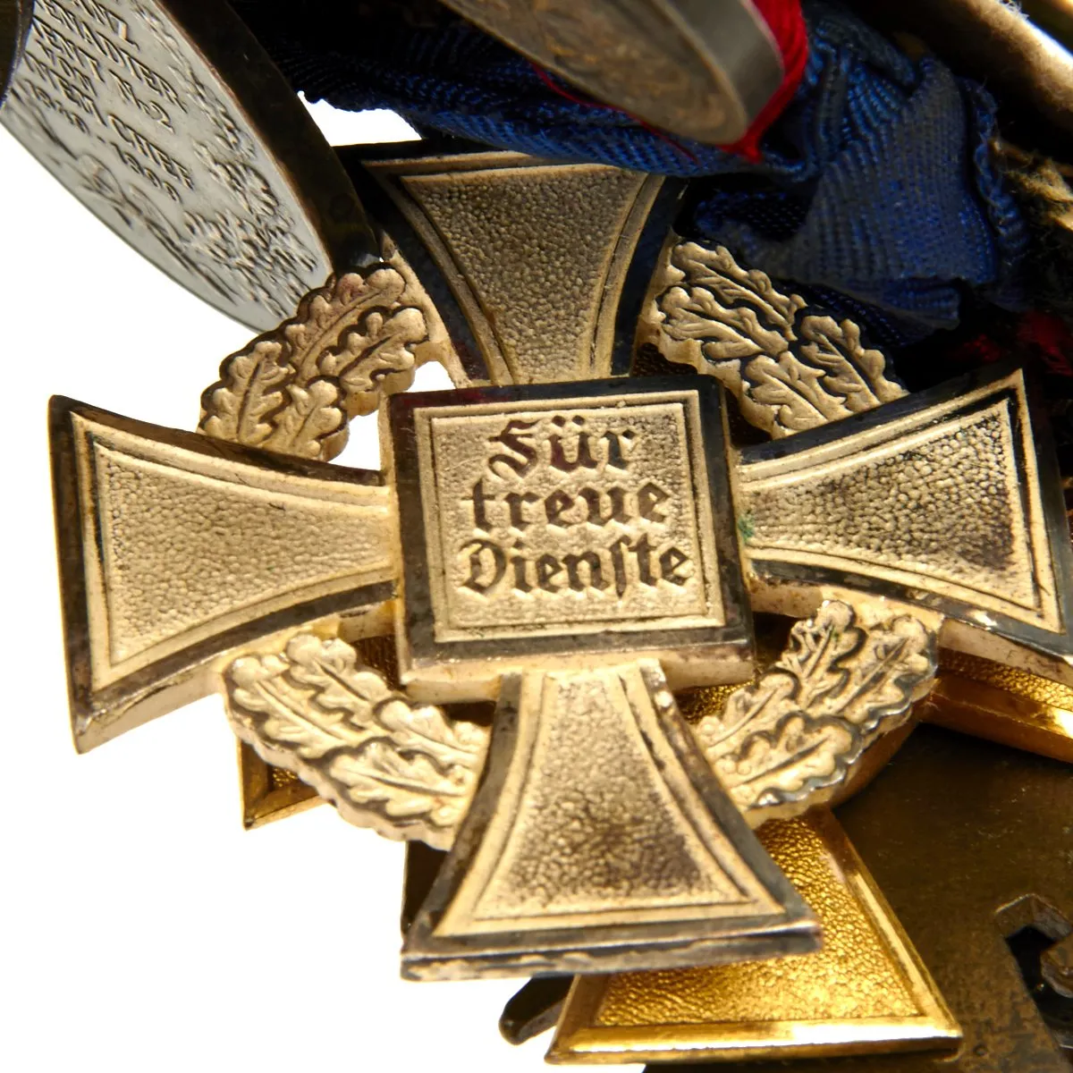 Original German WWI WWII High Ranking Officer Medal Bar - 13 Medals