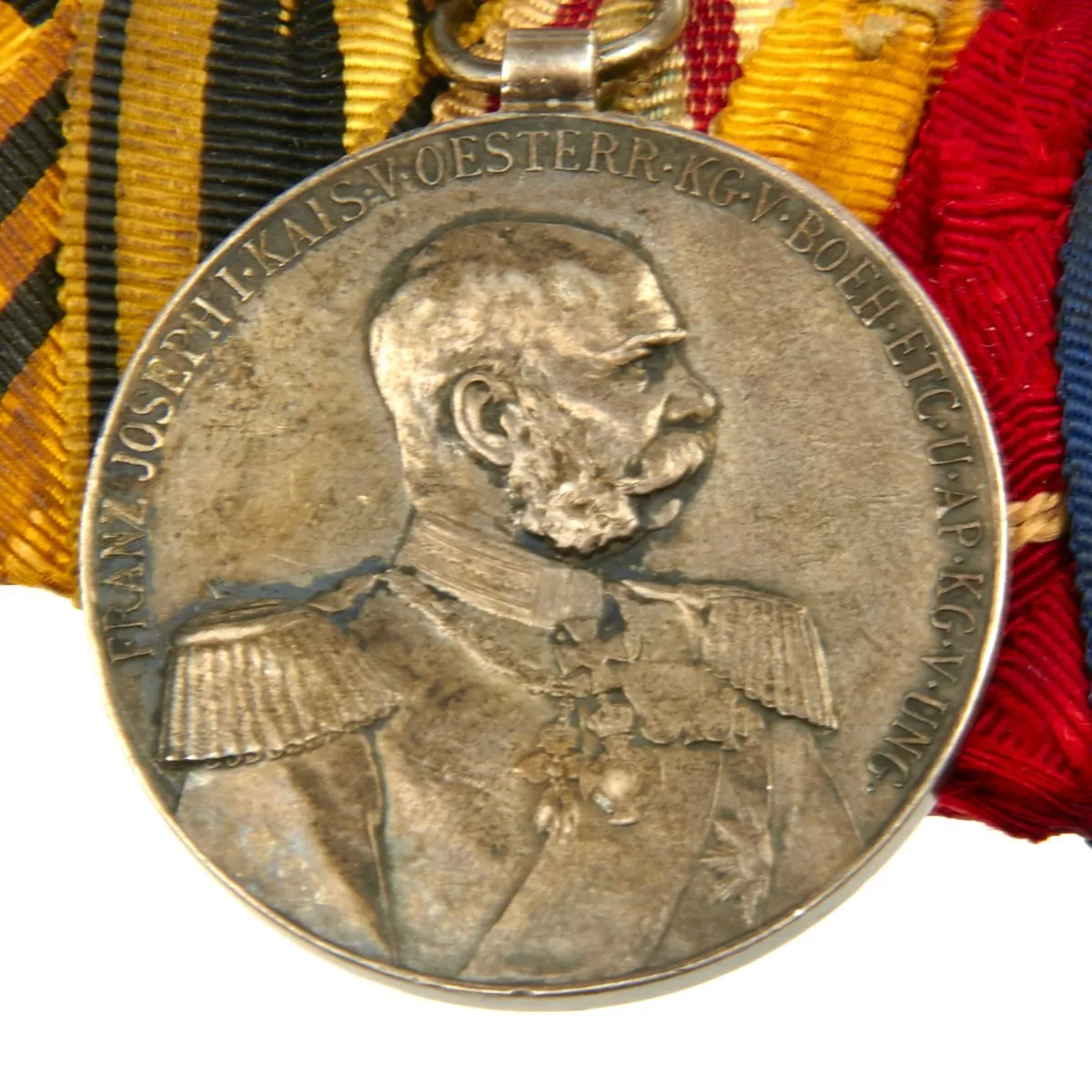 Original German WWI WWII High Ranking Officer Medal Bar - 13 Medals