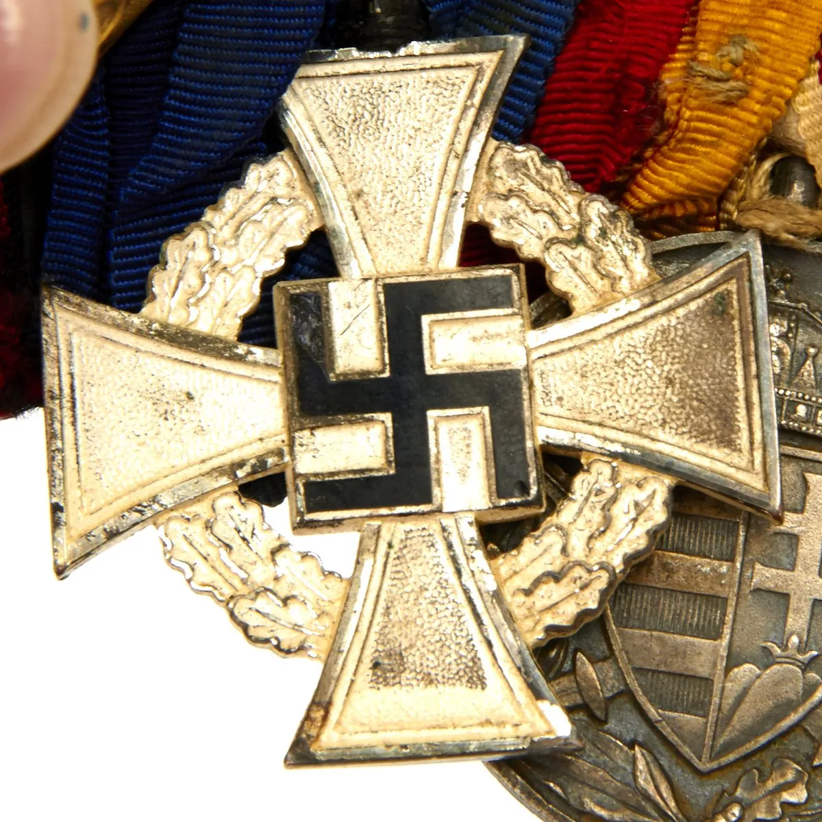 Original German WWI WWII High Ranking Officer Medal Bar - 13 Medals