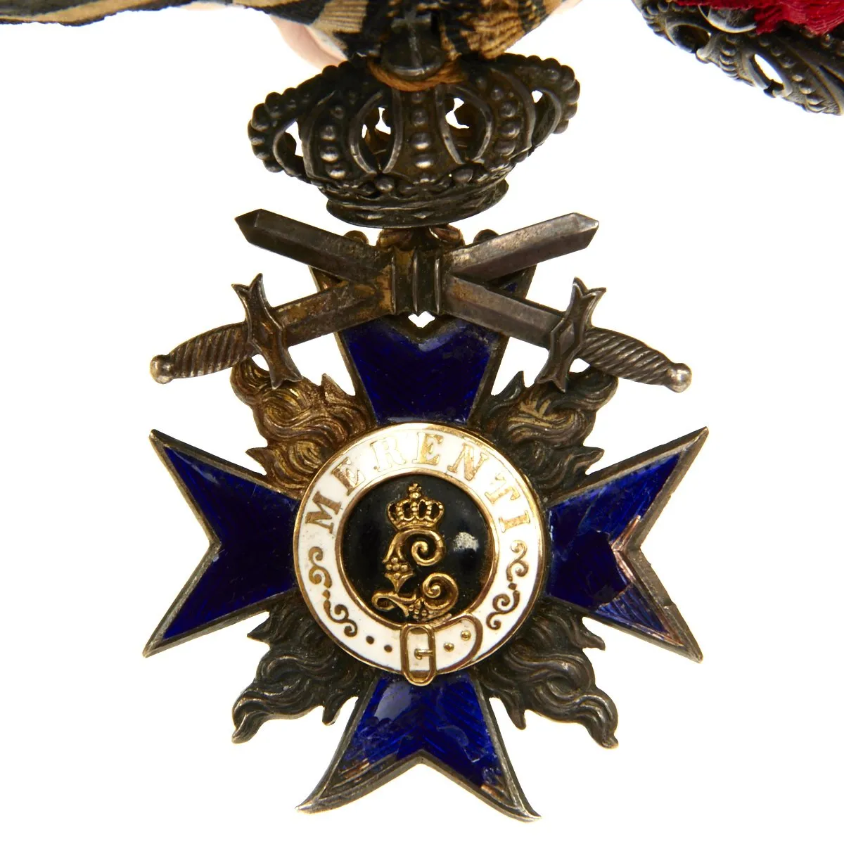 Original German WWI WWII High Ranking Officer Medal Bar - 13 Medals