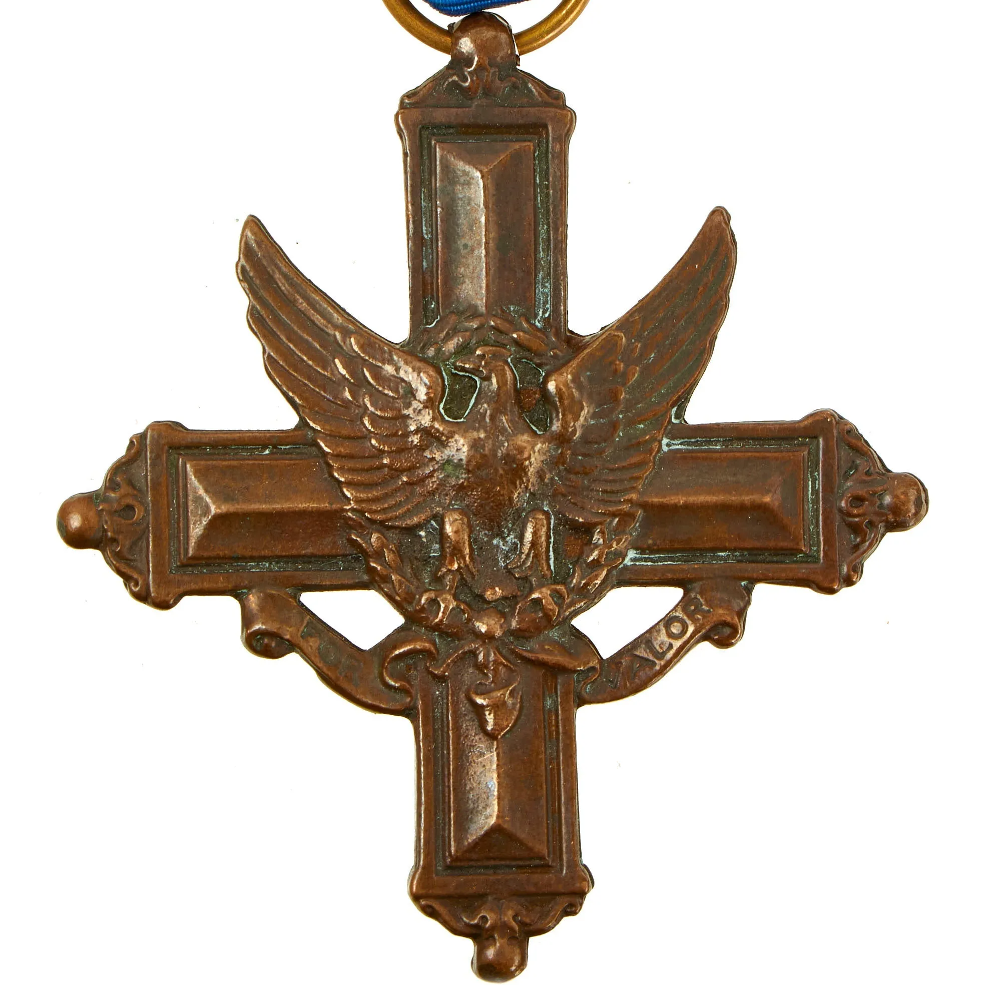 Original U.S. Post WWII Era Unmarked Distinguished Service Cross Medal With Crimp Brooch