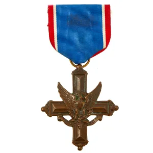 Original U.S. Post WWII Era Unmarked Distinguished Service Cross Medal With Crimp Brooch