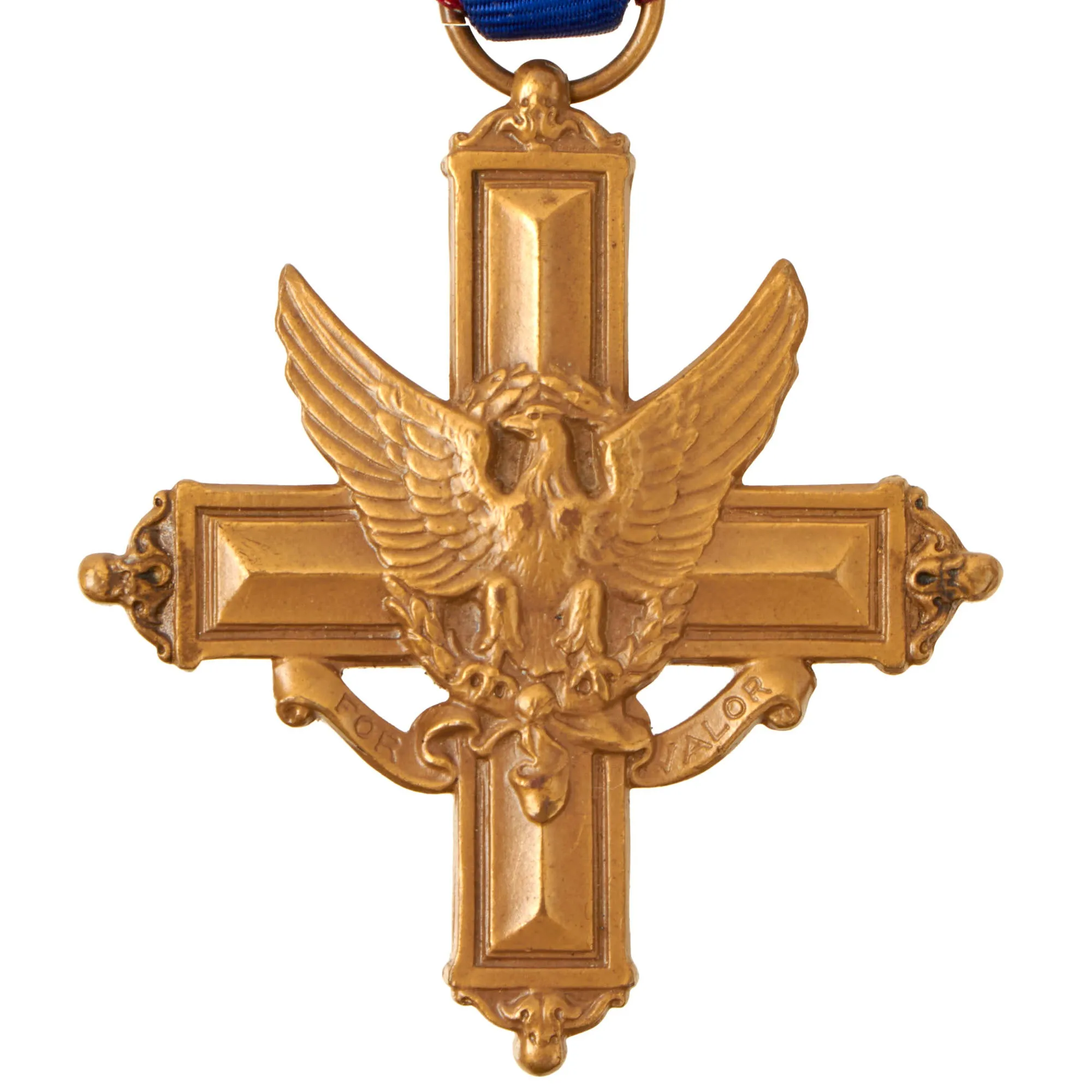 Original U.S. WWII Distinguished Service Cross Medal with Ribbon & Brooch