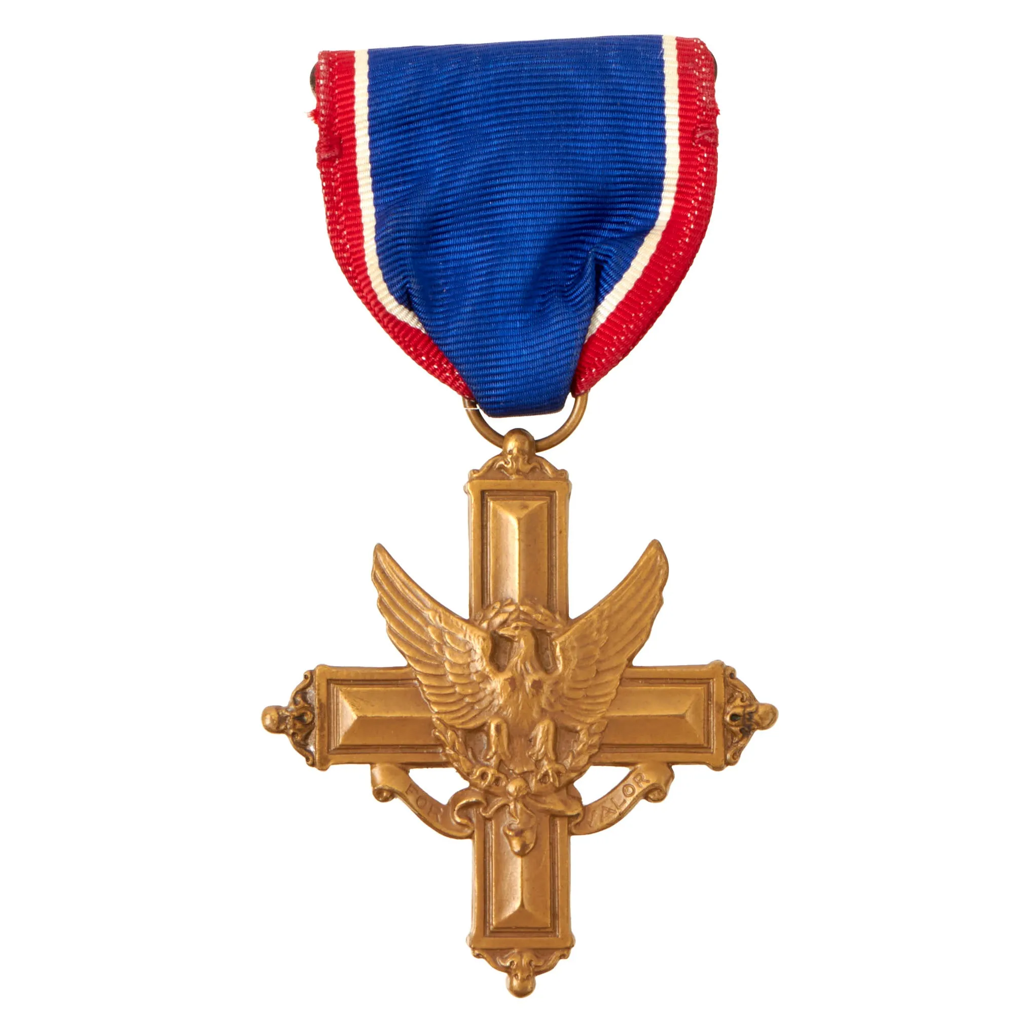 Original U.S. WWII Distinguished Service Cross Medal with Ribbon & Brooch