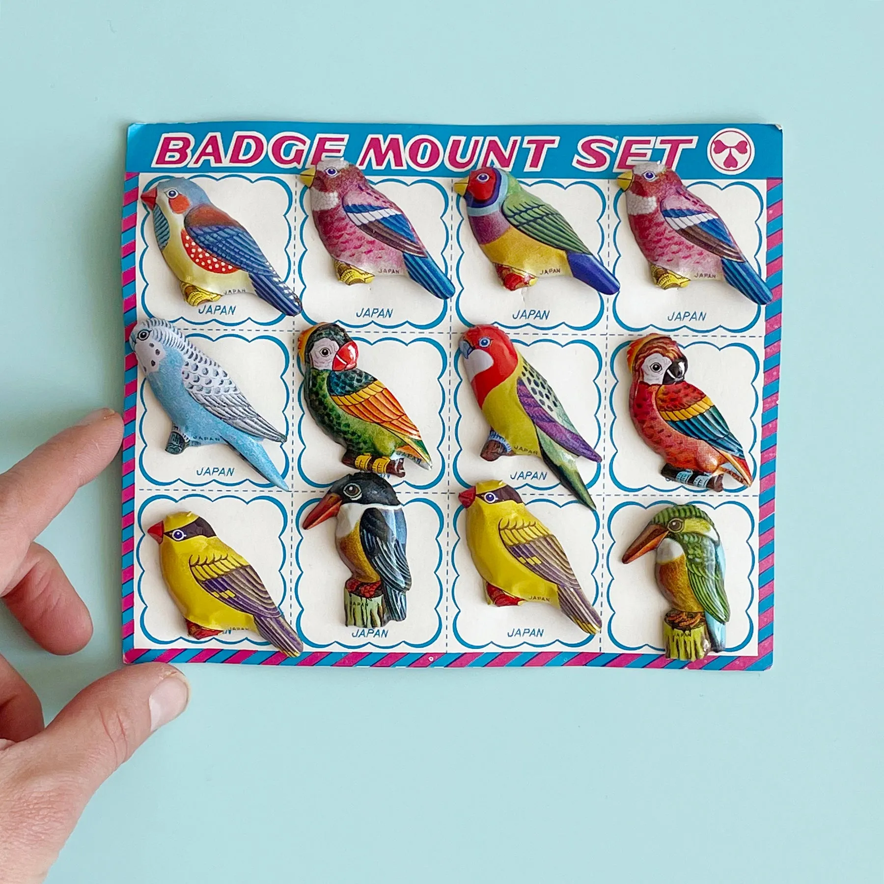 Tin Bird Brooch