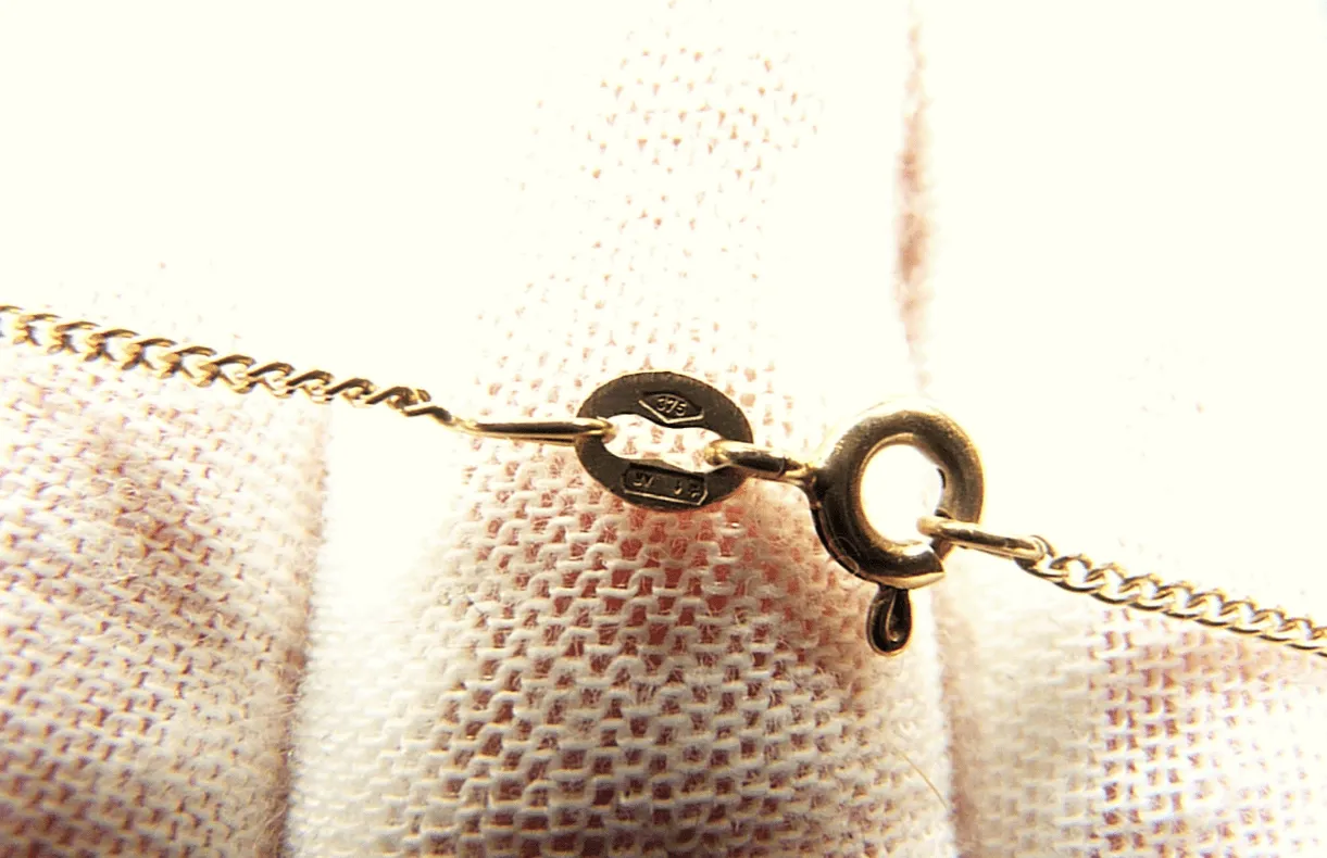 Victorian 15ct Gold Diamond And Seed Pearl Pendant With Necklace