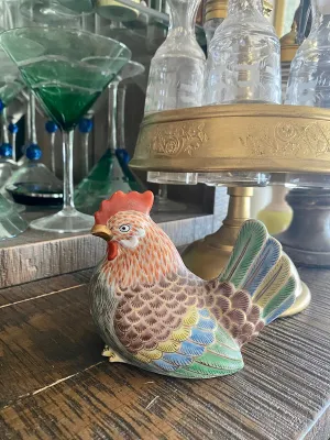 Vintage Colorful/Chinese Rooster, Signed